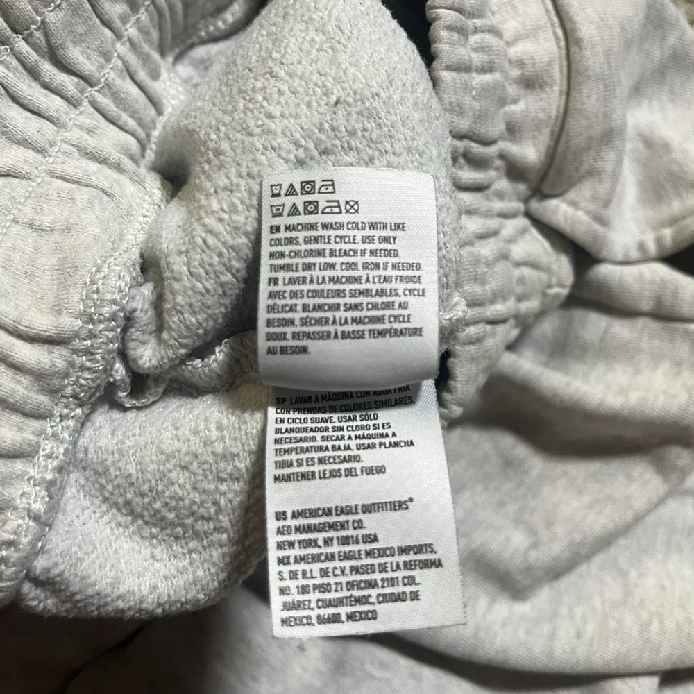 American Eagle 77 Women's Light Gray‎ Sweatpants XS Cotton Blend Joggers